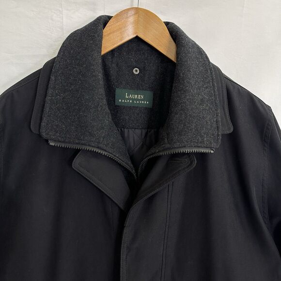 Lauren Ralph Lauren Men's XL Overcoat w/ Removable Insulated Wool Blend Lining - Picture 4 of 11